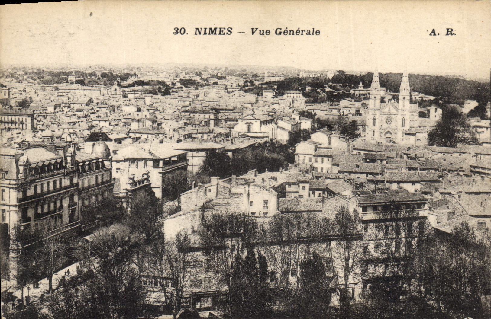 CPA Nimes Vue generale 