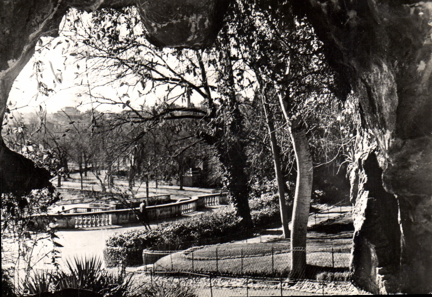 CPA Nimes Gard Les Jardins de la Fontaine