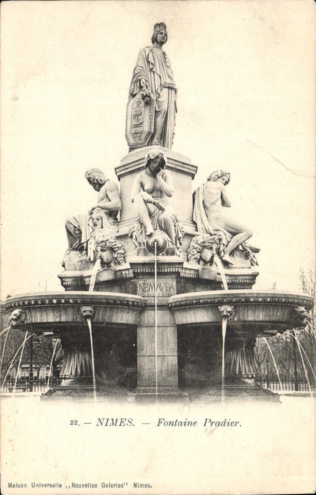CPA Nimes Fontaine Pradier 