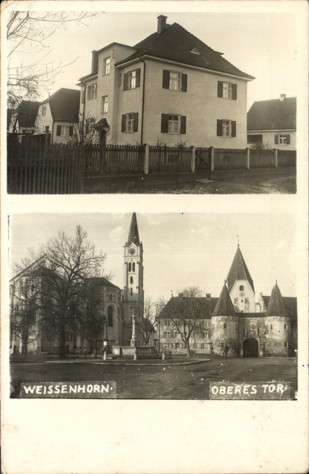 CARTE PHOTO Weissenhorn Oberes Tor