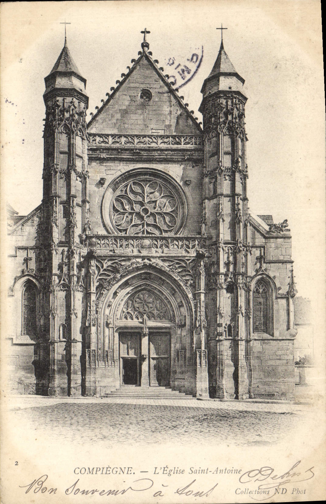 CPA Compiegne L'Eglise Saint Antoine 