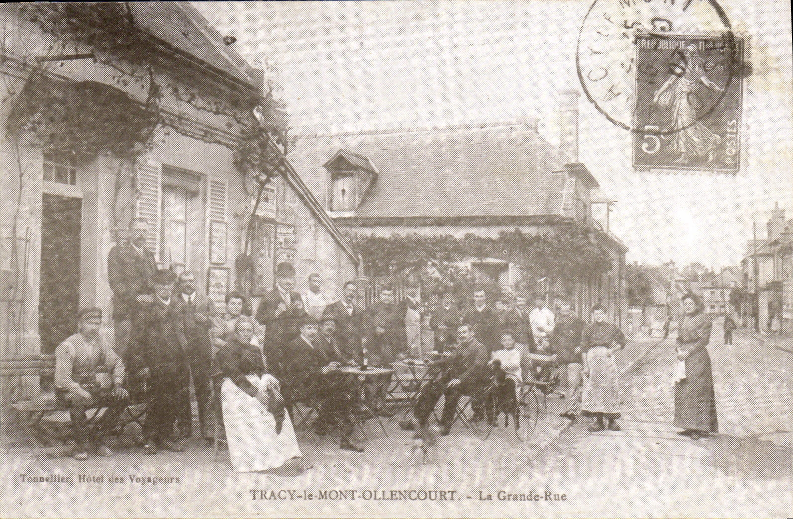 REPRO Tracy le Mont Ollencourt La Grande Rue