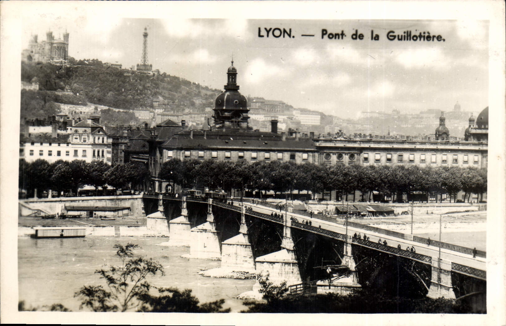 CPA Lyon Pont de la Guillotiere 