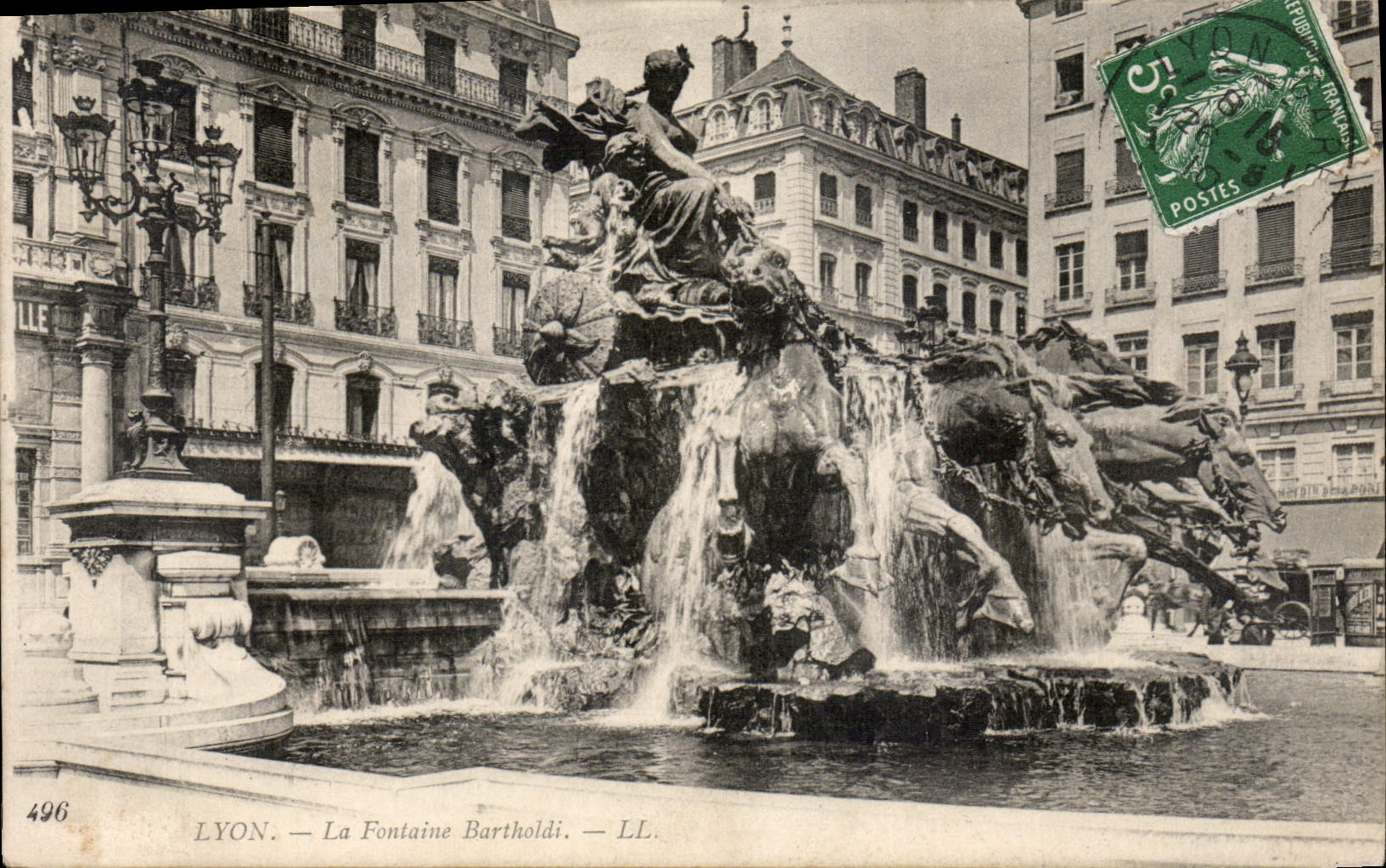 CPA Lyon La Fontaine Barholdi 