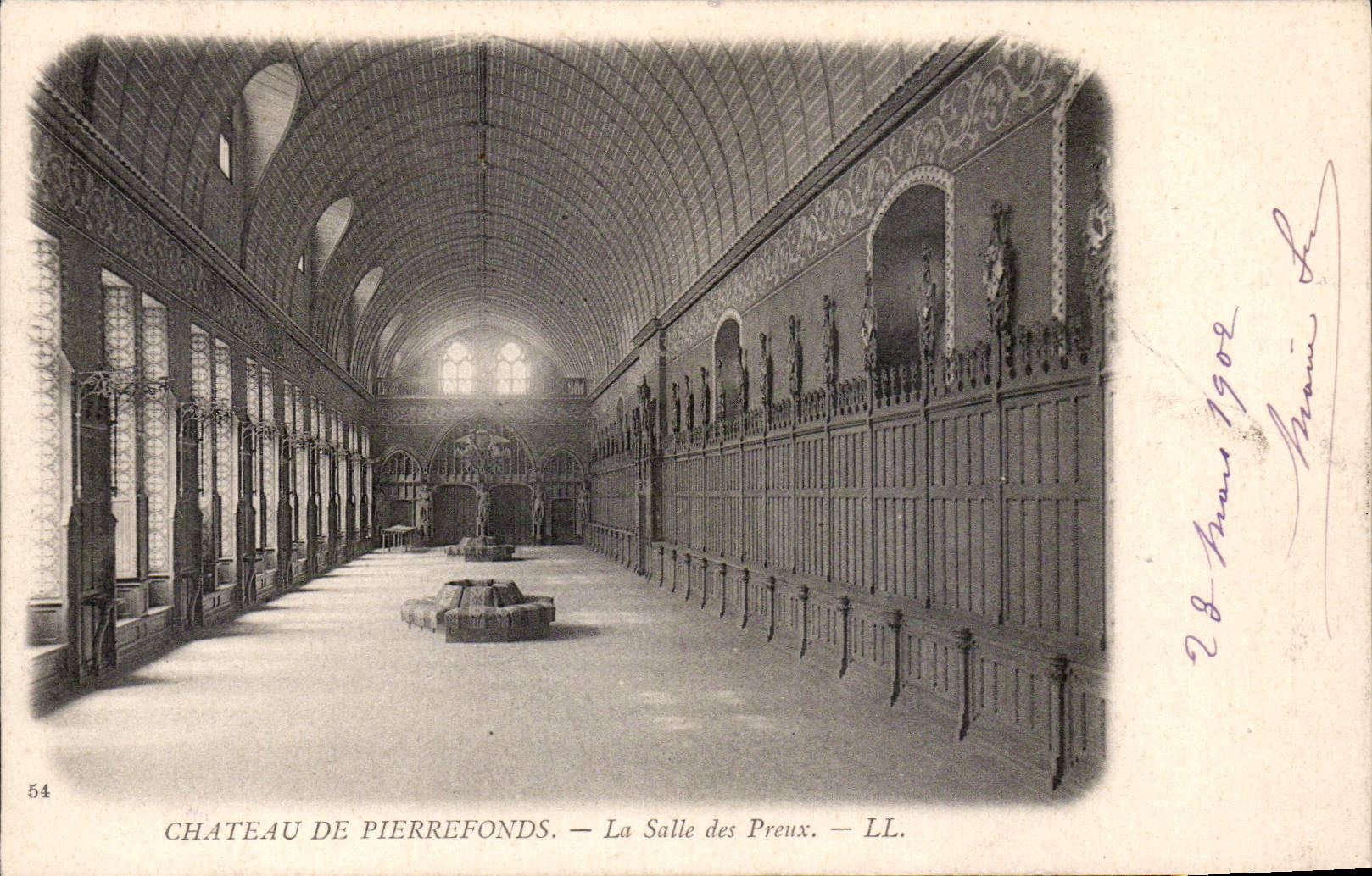 CPA Chateau de Pierrefonds La Salle des Preux 