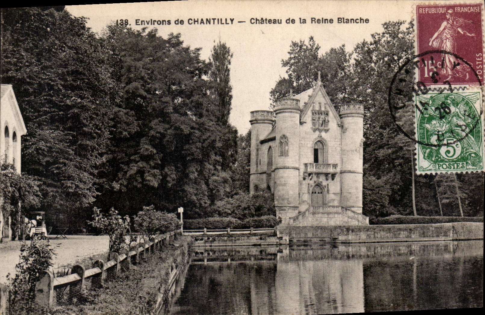 CPA Environs de Chantilly Chateau de la Reine Blanche 