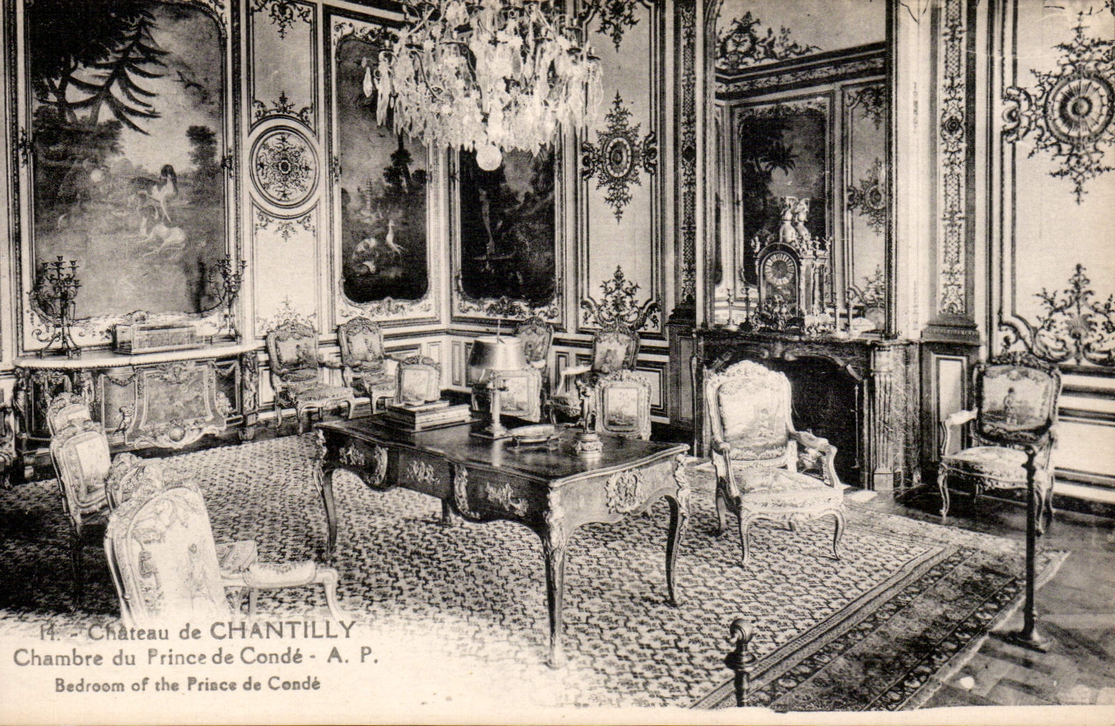 CPA Chateau de Chantilly Chambre du Prince de Conde 