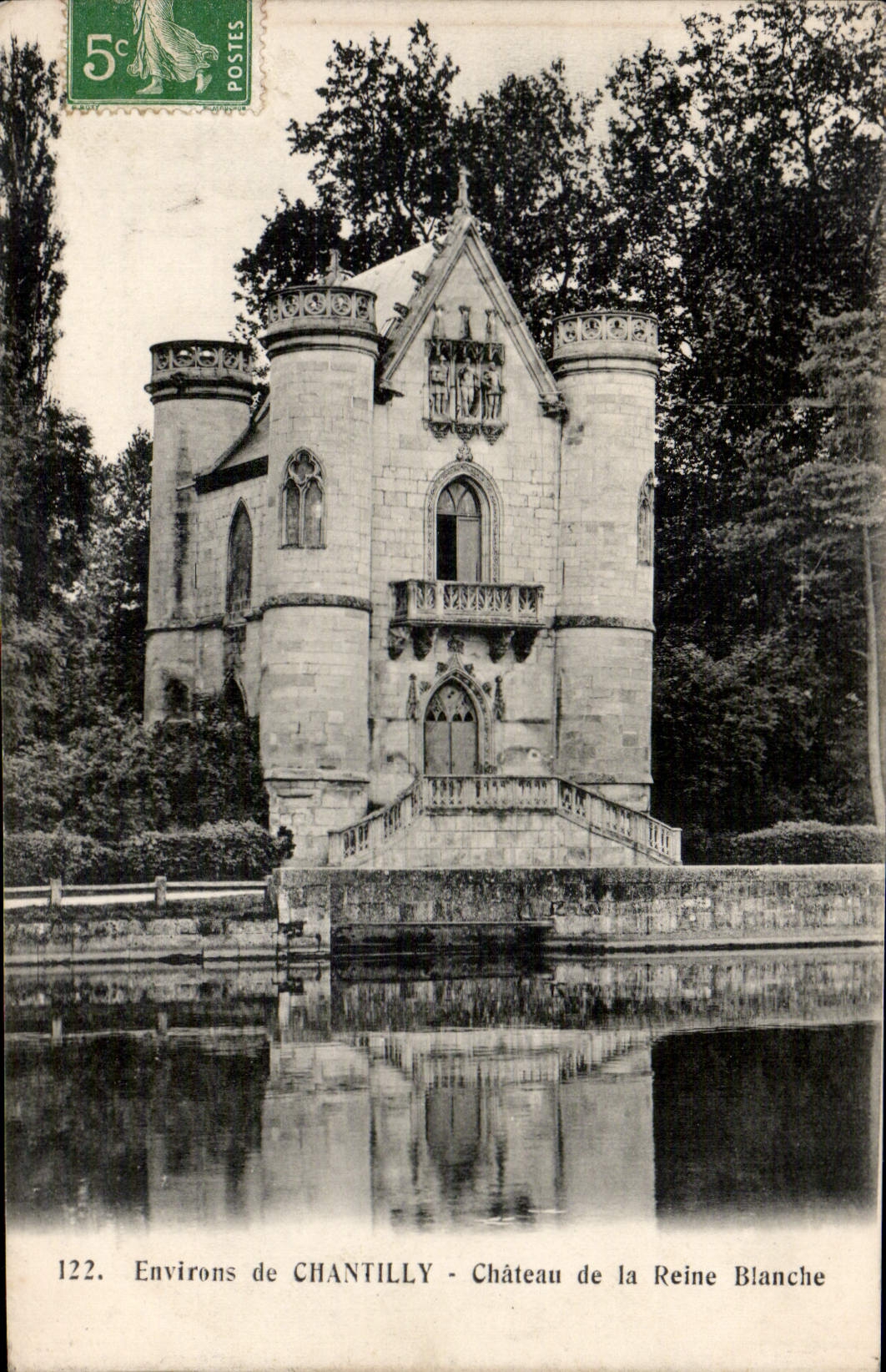 CPA Environs de Chantilly Chateau de la Reine Blanche 