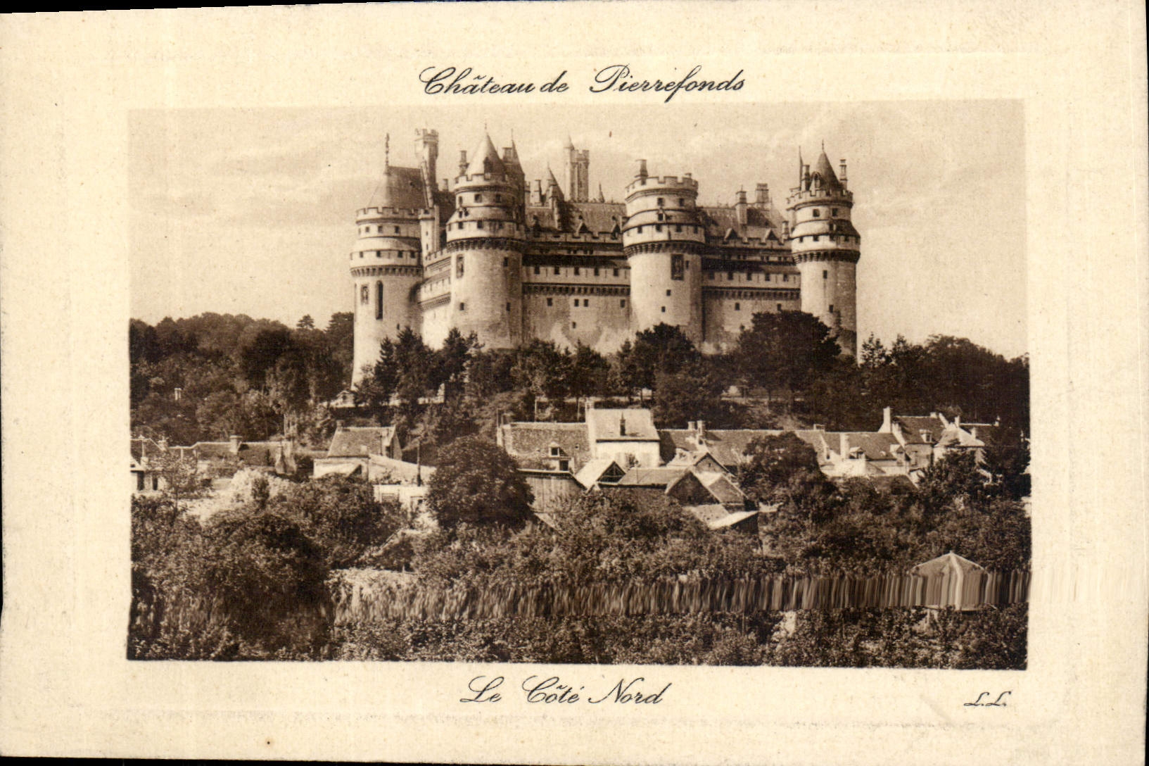 CPA Chateau de Pierrefonds Le Cote Nord 