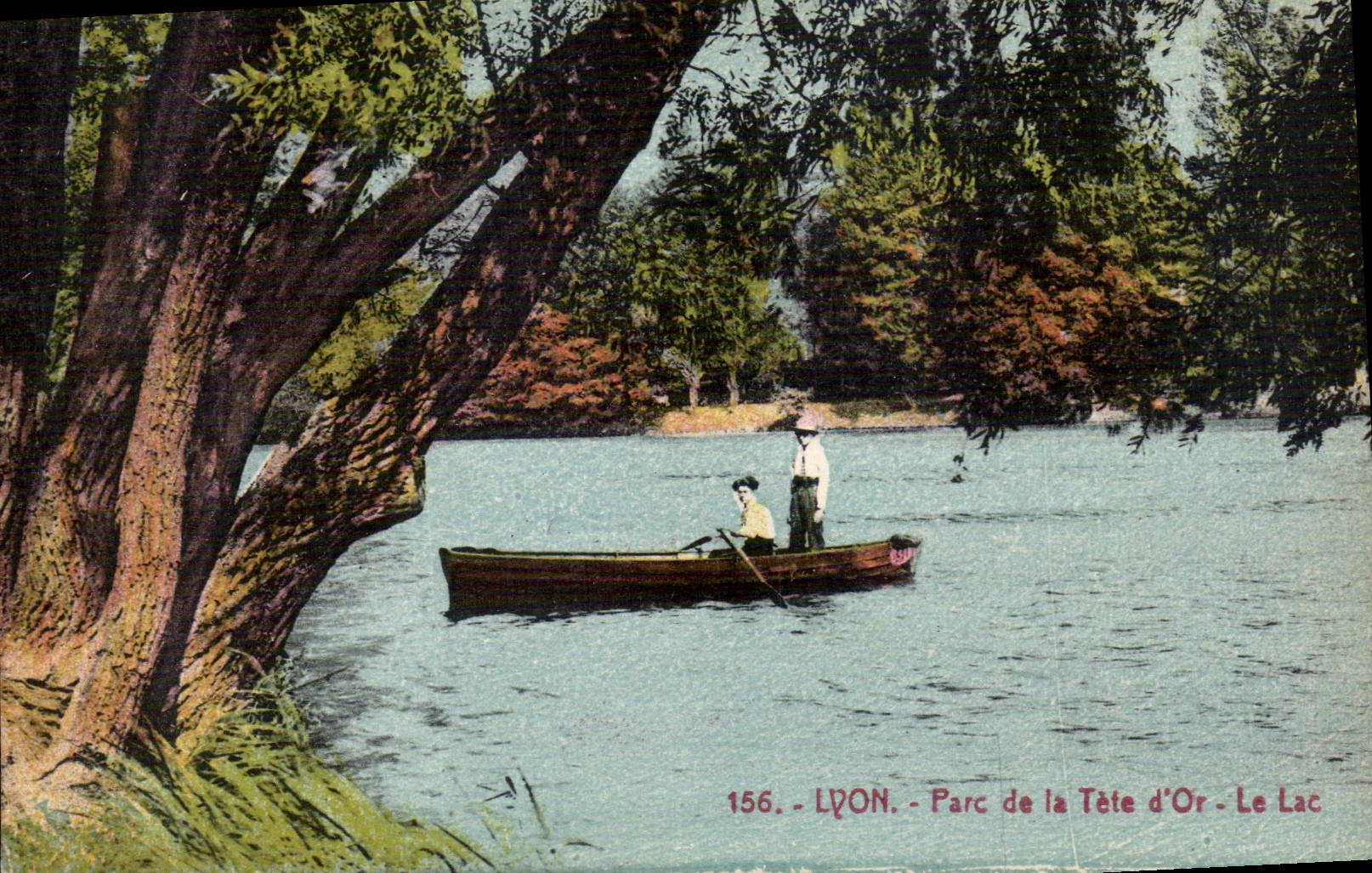 CPA Lyon Parc de la Tete d'Or Le Lac 