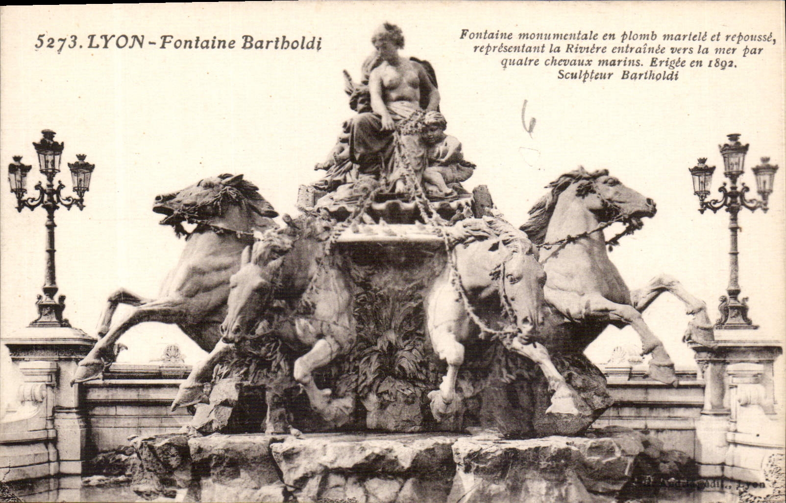 CPA Lyon Fontaine Bartholdi 