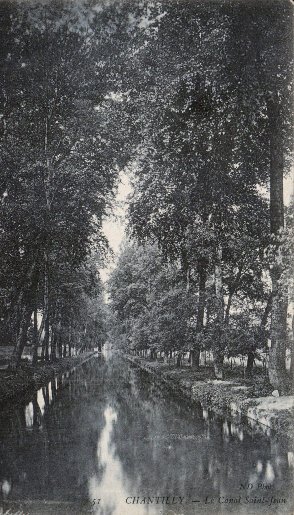 CPA Chantilly Le Canal Saint Jean 