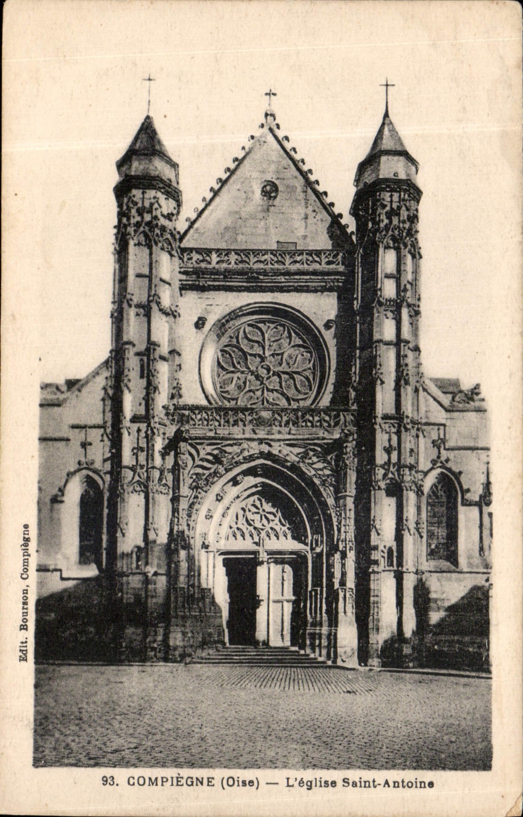 CPA Compiegne Oise L'Eglise Saint Antoine 
