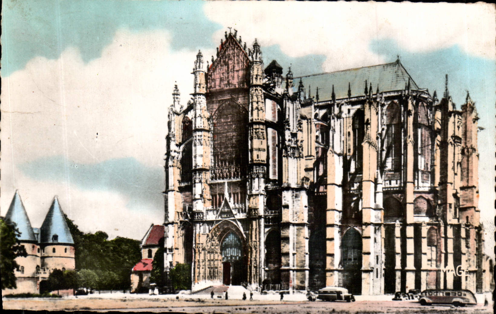 CPA Beauvais Oise La Cathedrale 