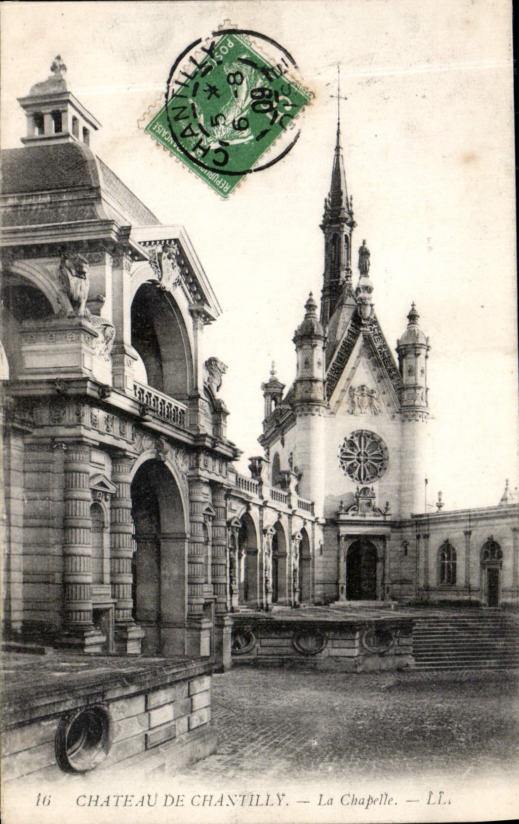CPA Chateau de Chantilly La Chapelle 