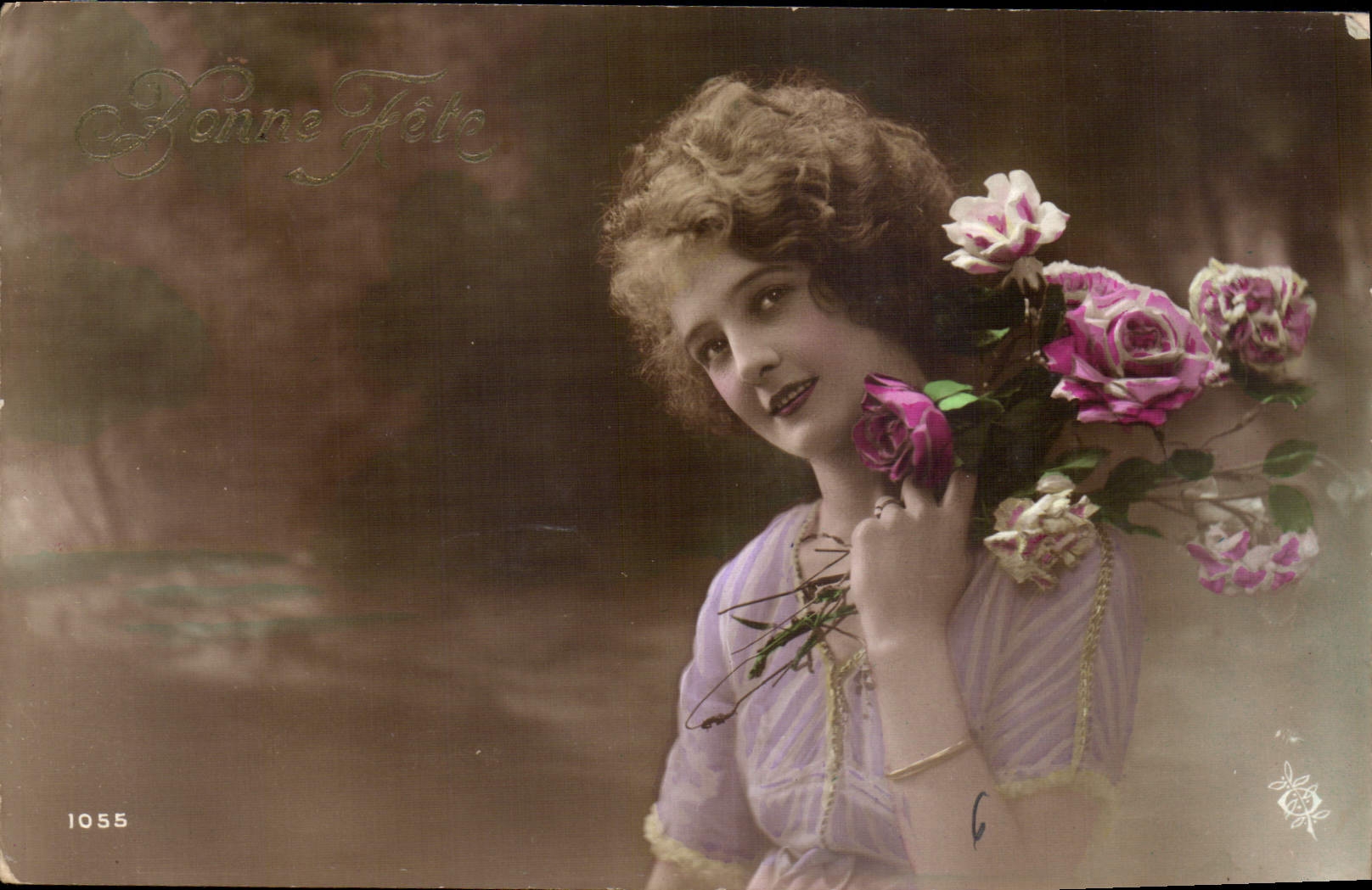 CPA Bonne Fete Femme