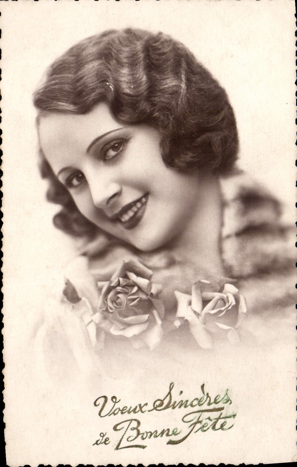 CPA Voeus Sinceres de Bonne Fete Femme