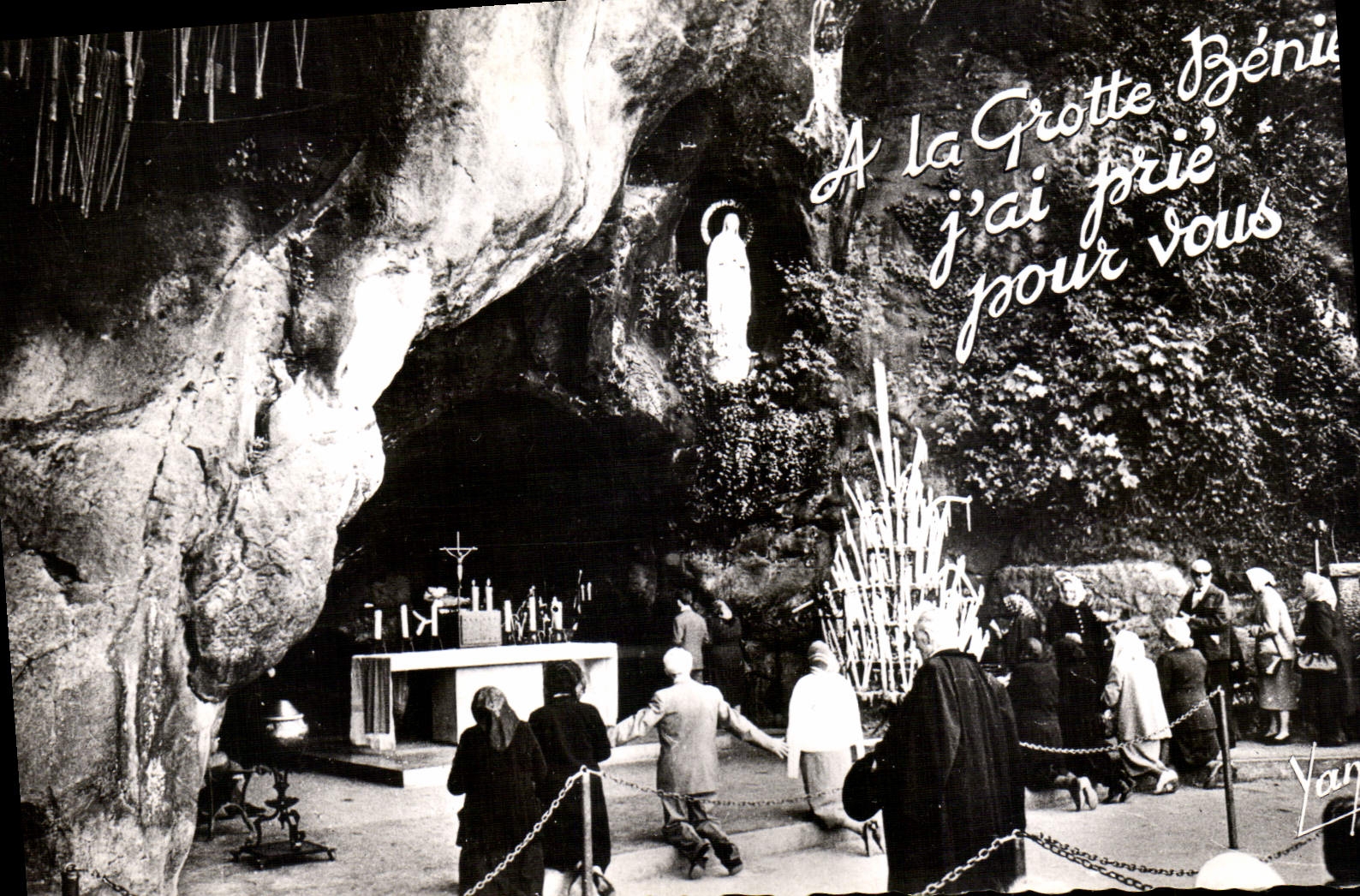 CPA Souvenir de Lourdes 
