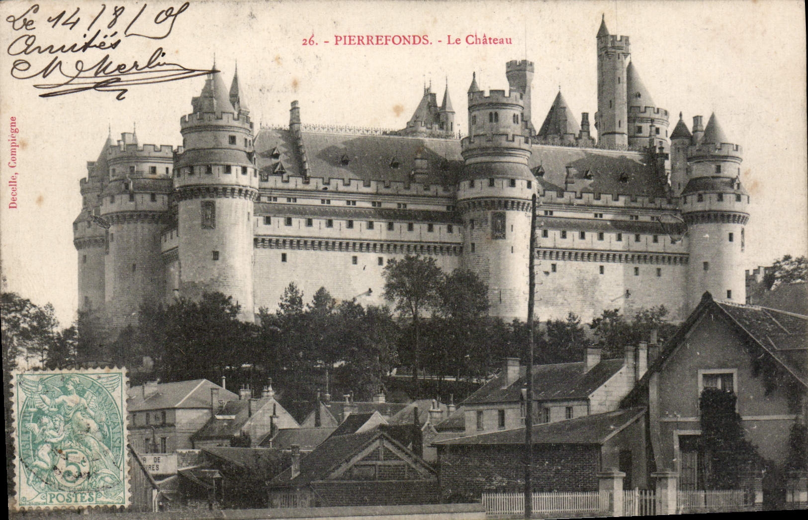 CPA Pierrefonds Le Chateau 
