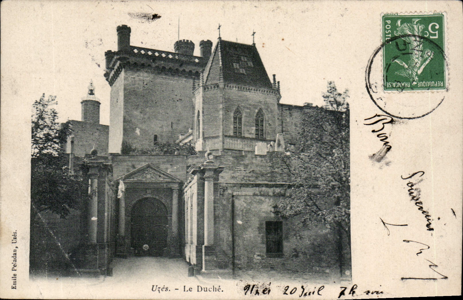 CPA Uzes Le Duche 