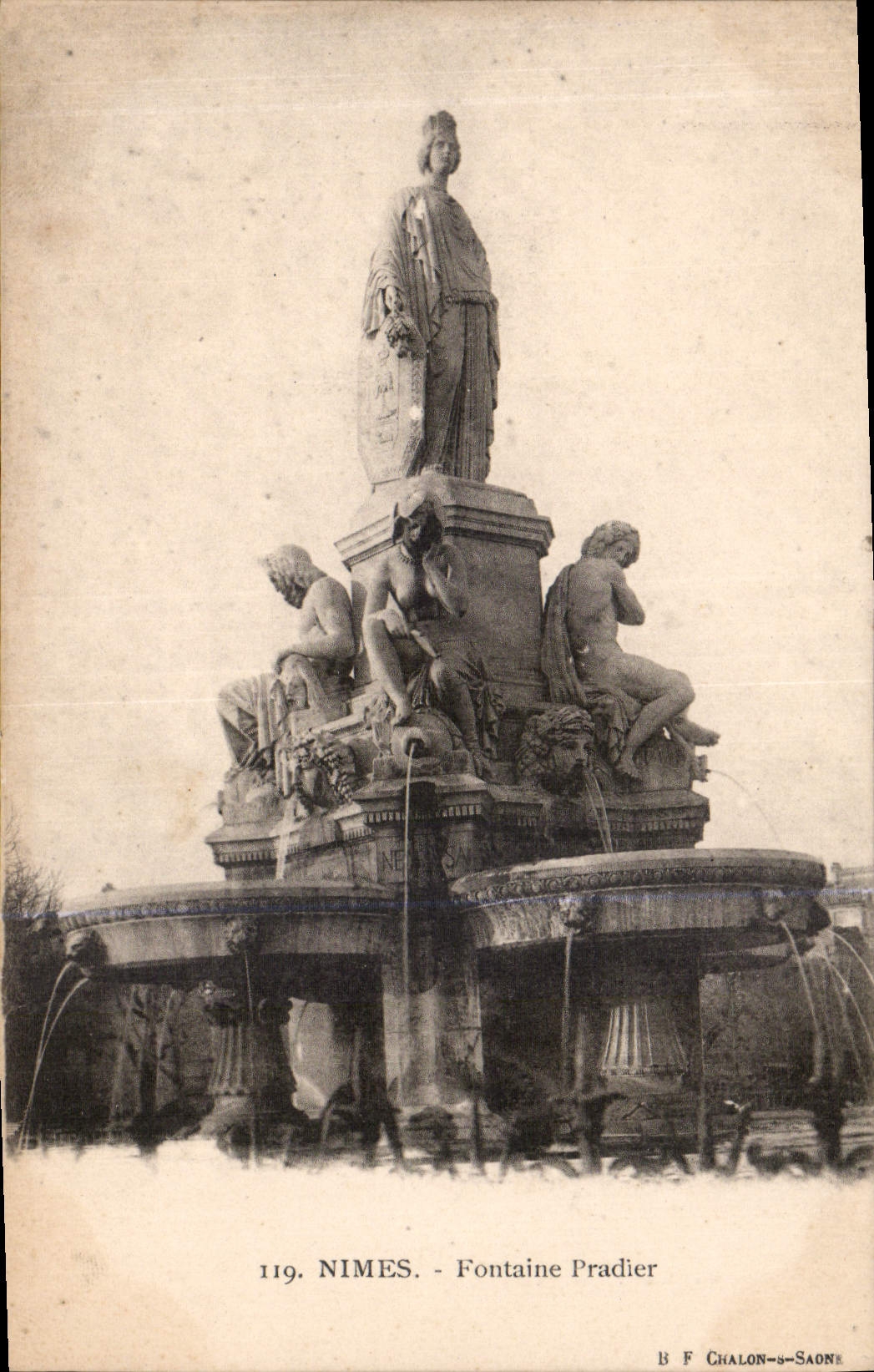 CPA Nimes Fontaine Pradier 