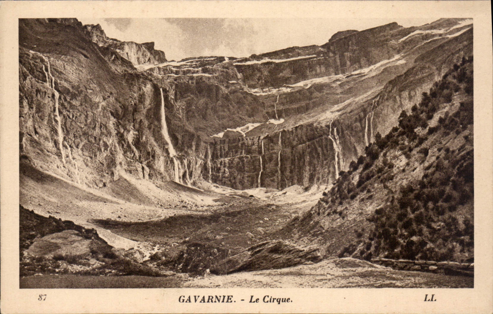CPA Gavarnie Le Cirque 