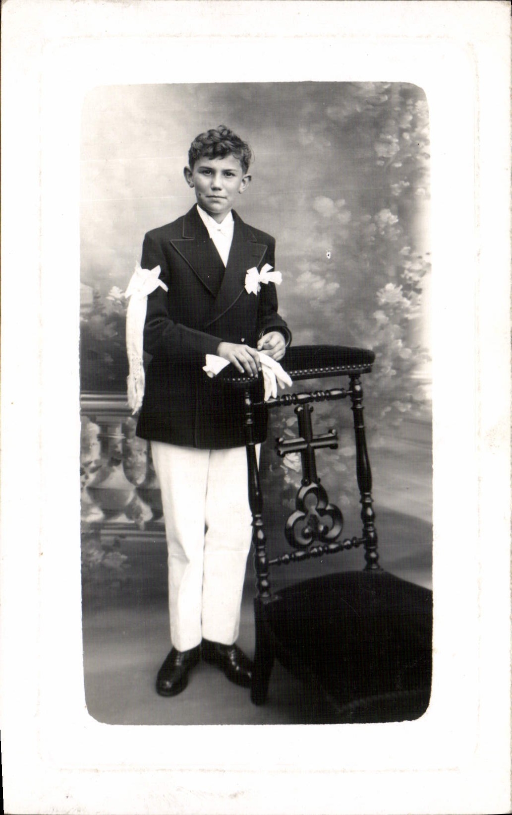 CARTE PHOTO Enfant Communiant