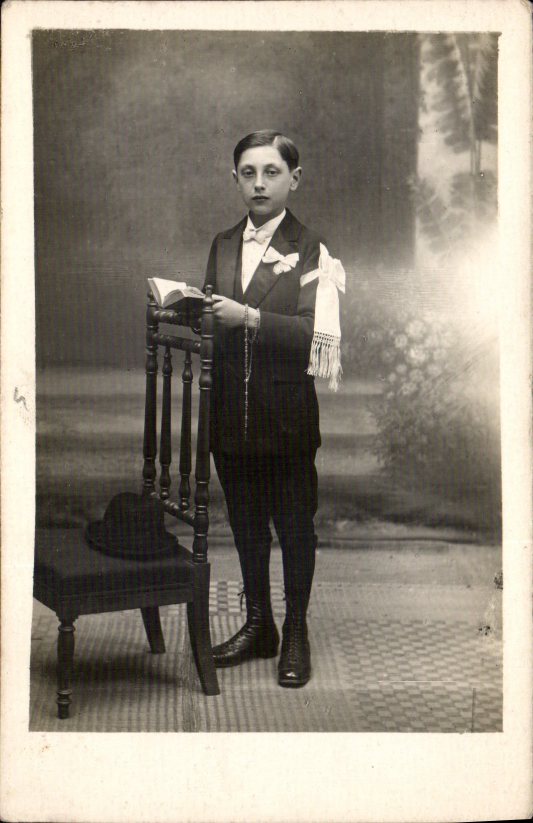 CARTE PHOTO Enfant Communiant