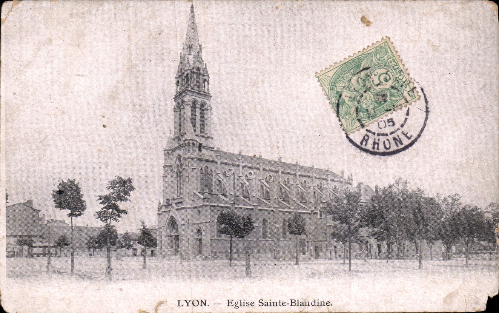 CPA Lyon Eglise Sainte Blandine 