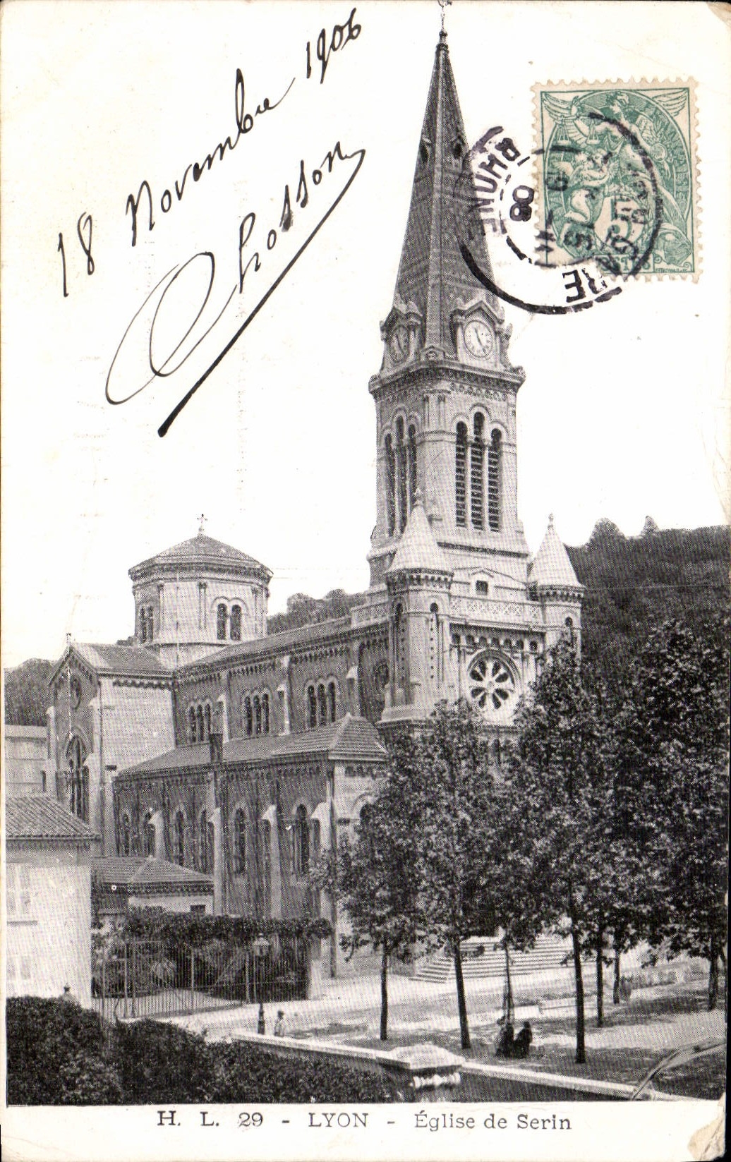 CPA Lyon Eglise de Serin 