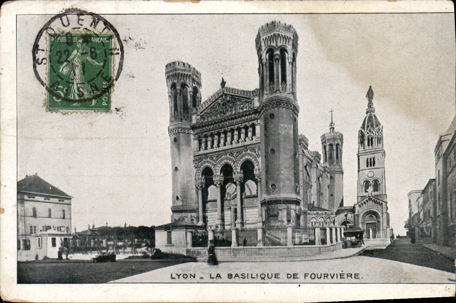 CPA Lyon La Basilique de Fourviere 