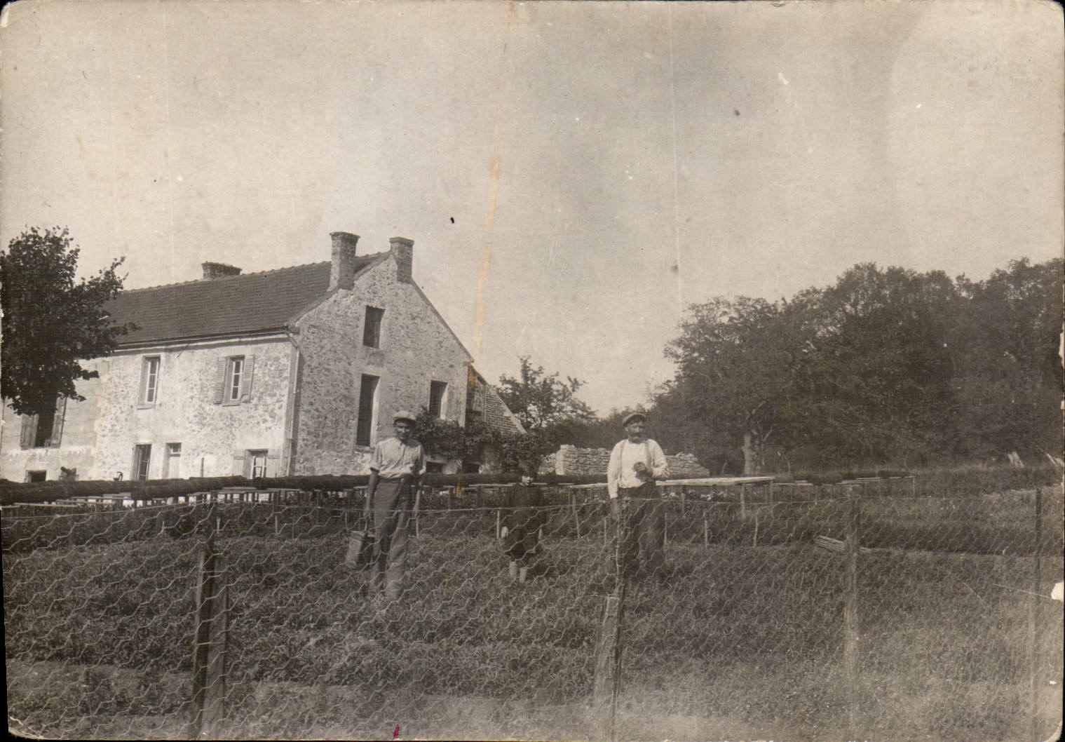 CARTE PHOTO Maison Theniericourt 1933