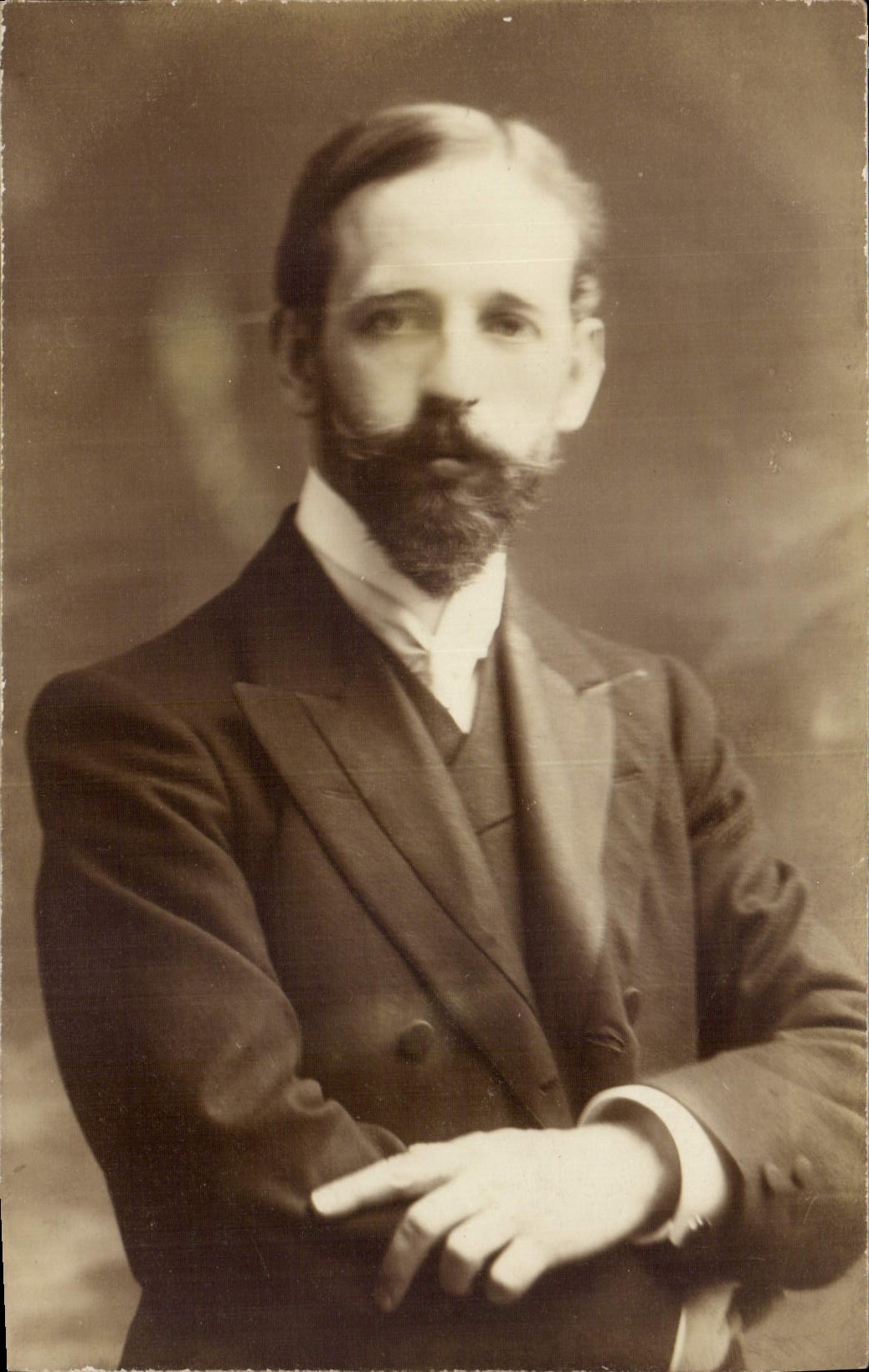 CARTE PHOTO Homme Violon Musique