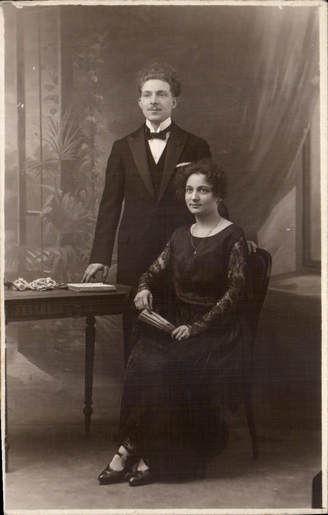 CARTE PHOTO Homme Femme