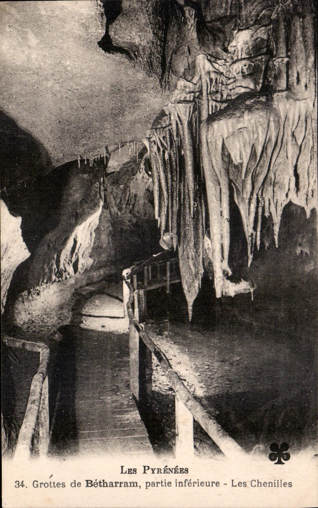 CPA Les Pyrenees Grottes de Betharram partie interieure Les Chenilles 