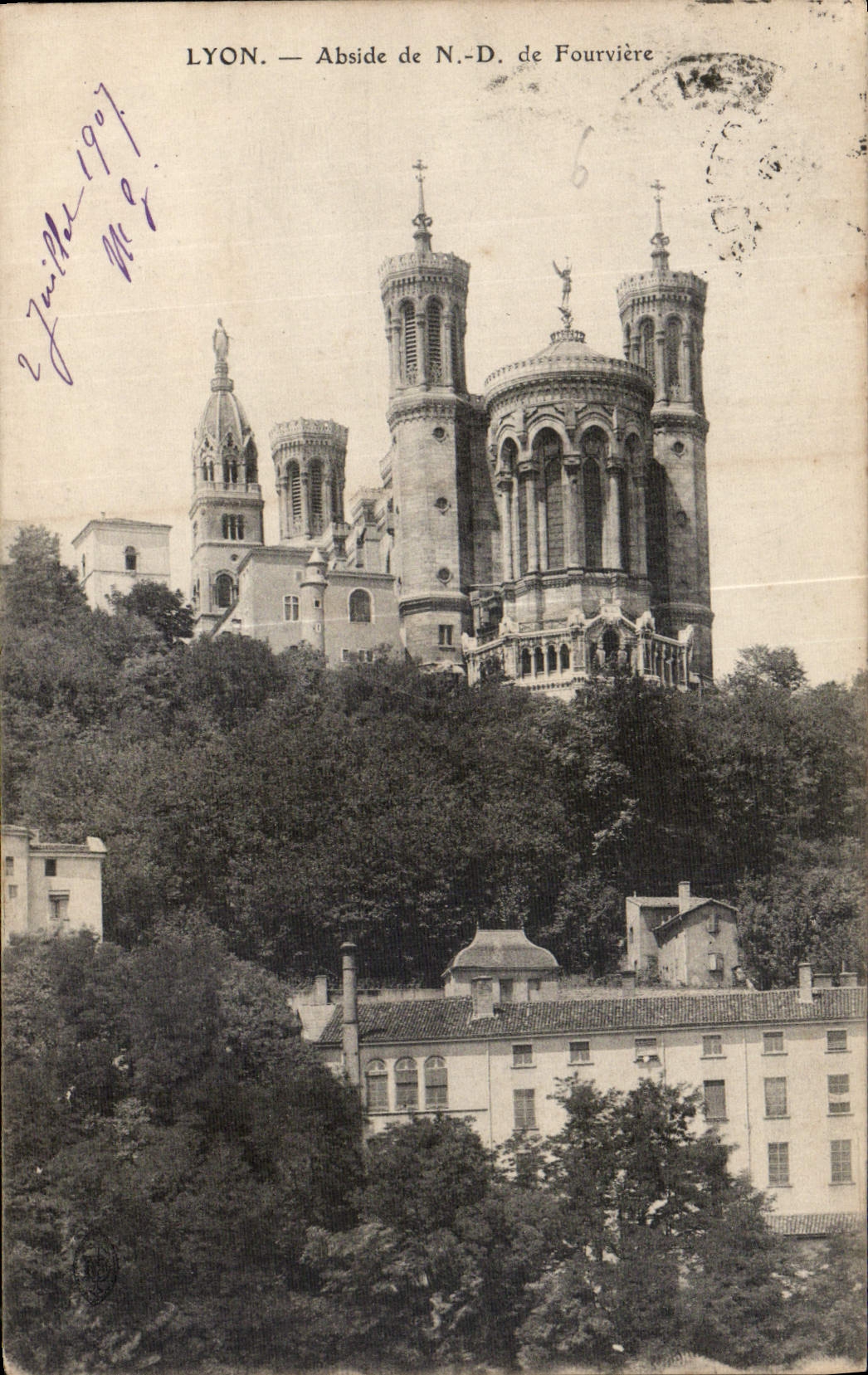 CPA Lyon Abside de ND de Fourviere 