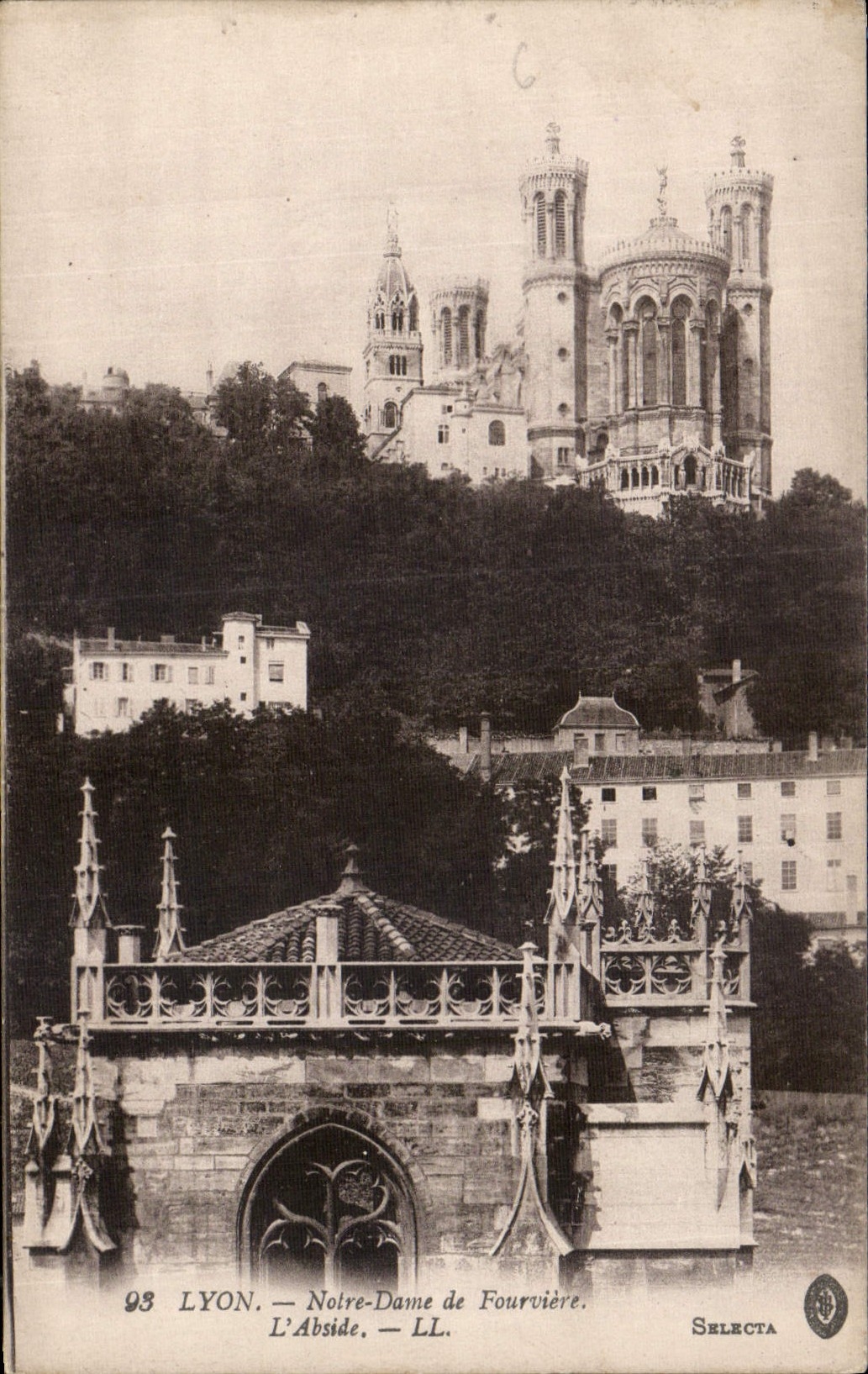 CPA Lyon Notre Dame de Fourviere L'Abside 