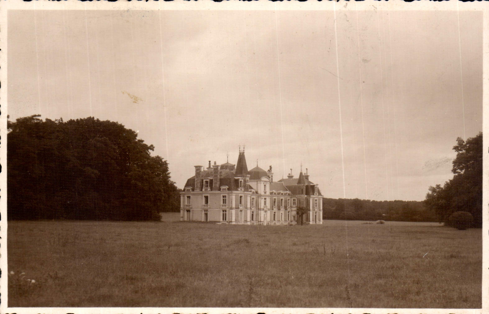 CARTE PHOTO Château