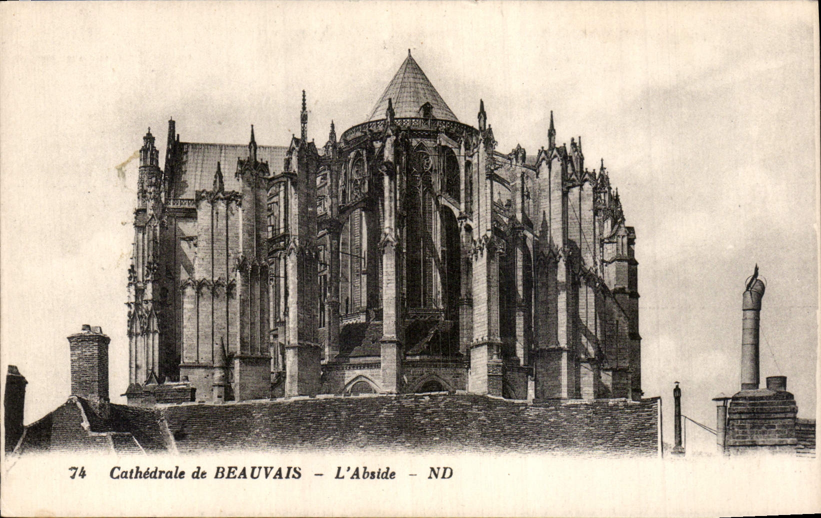 CPA Cathedrale de Beauvais L'Abside 