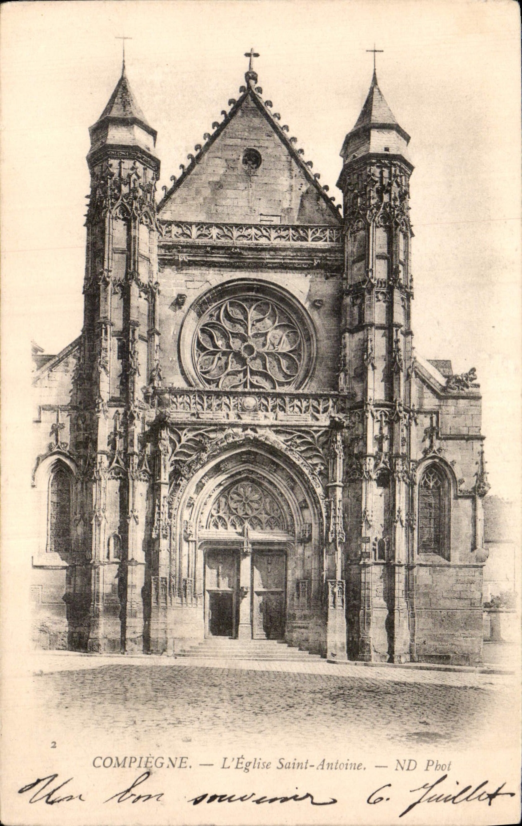 CPA Compiegne L'Eglise Saint Antoine 