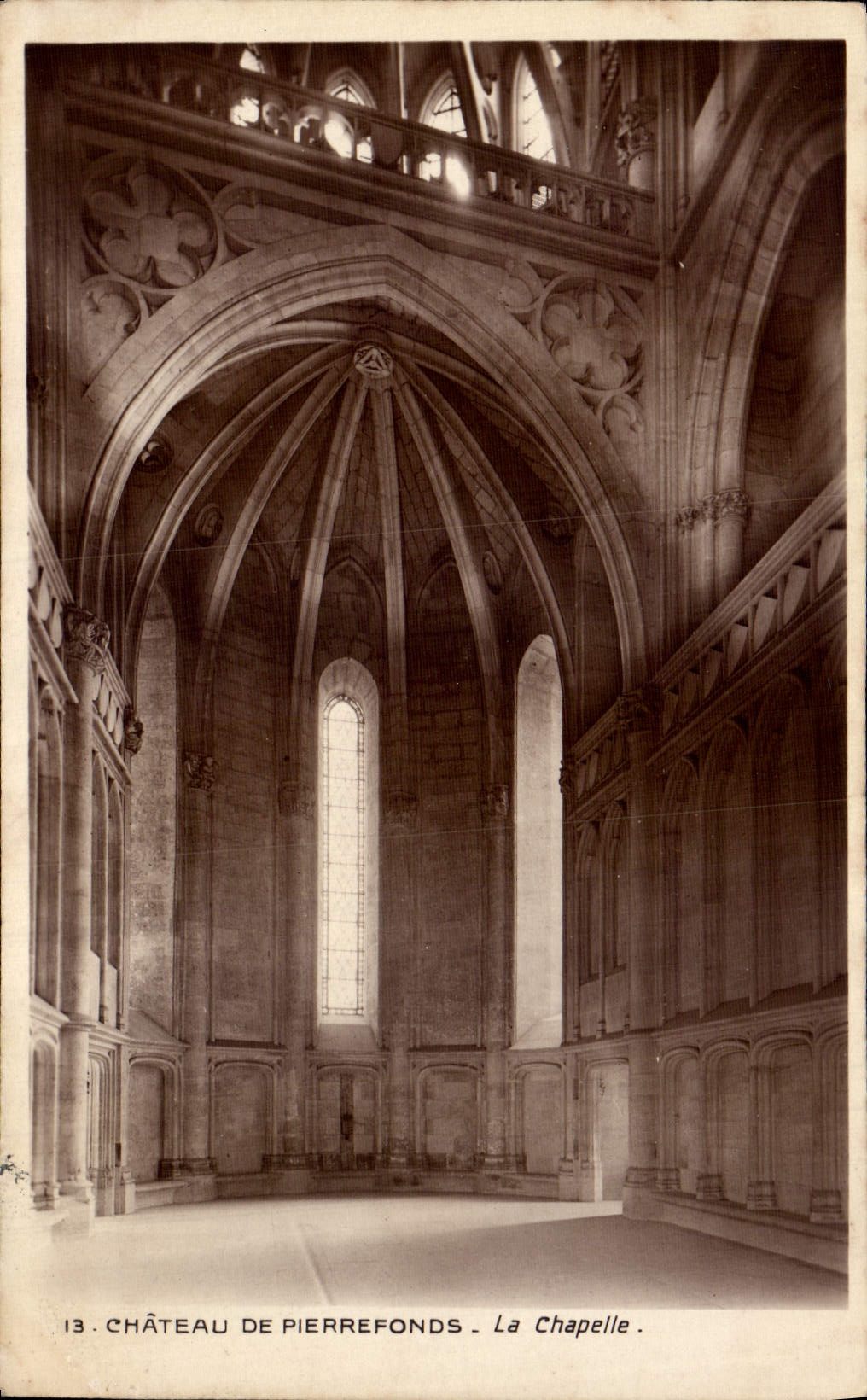 CPA Chateau de Pierrefonds La Chapelle