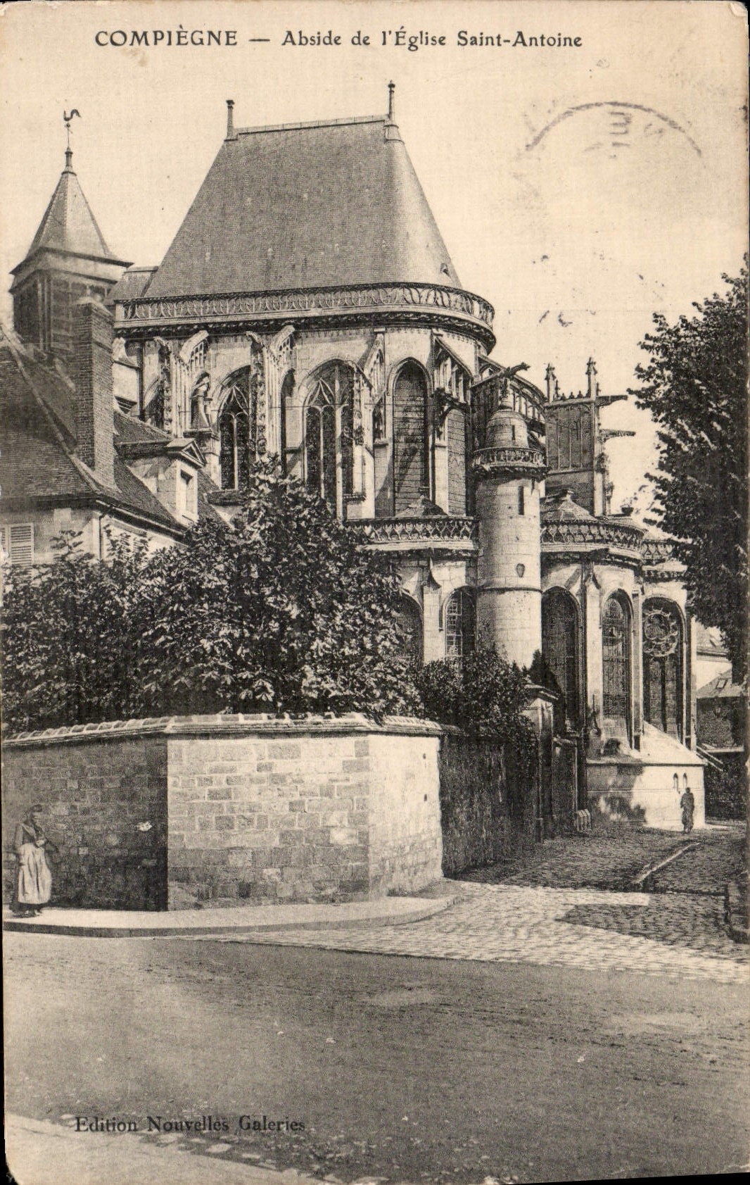 CPA Compiegne Abside de l'Eglise Saint Antoine 
