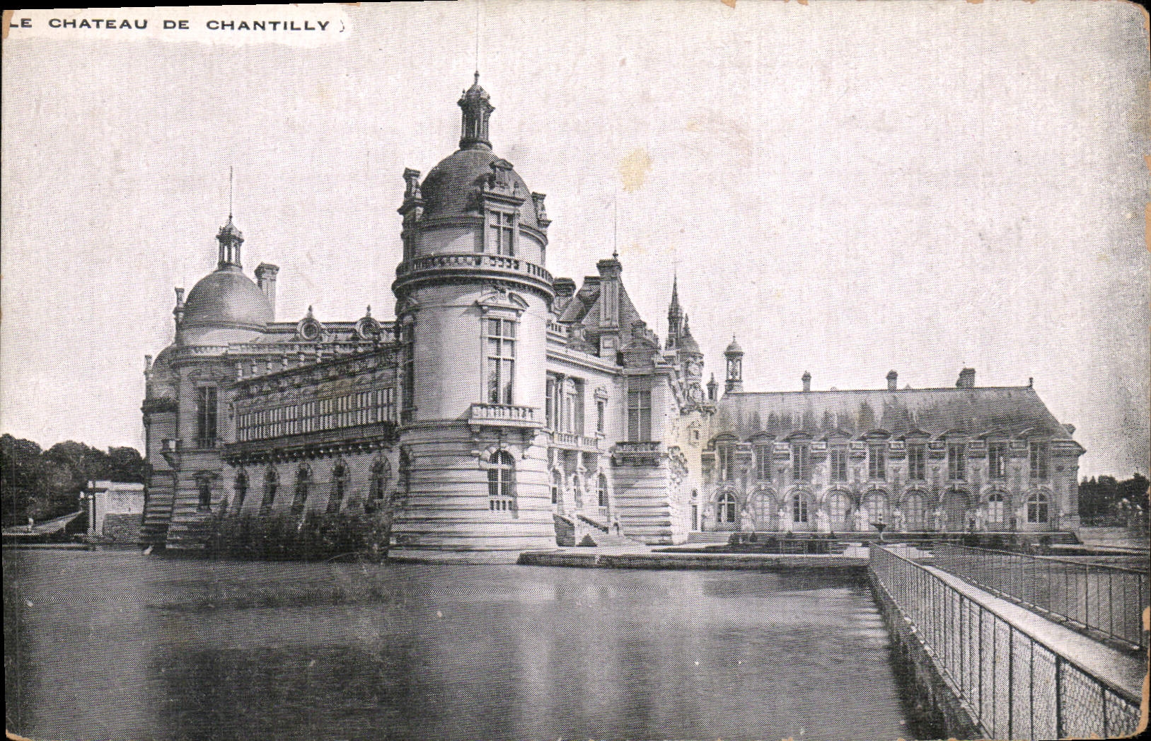 CPA Chateau de Chantilly 
