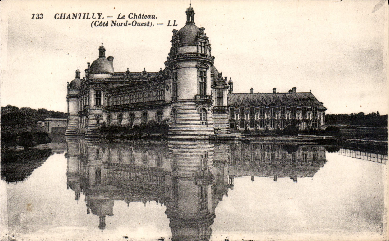 CPA Chantilly Le Chateau Cote Nord Ouest 
