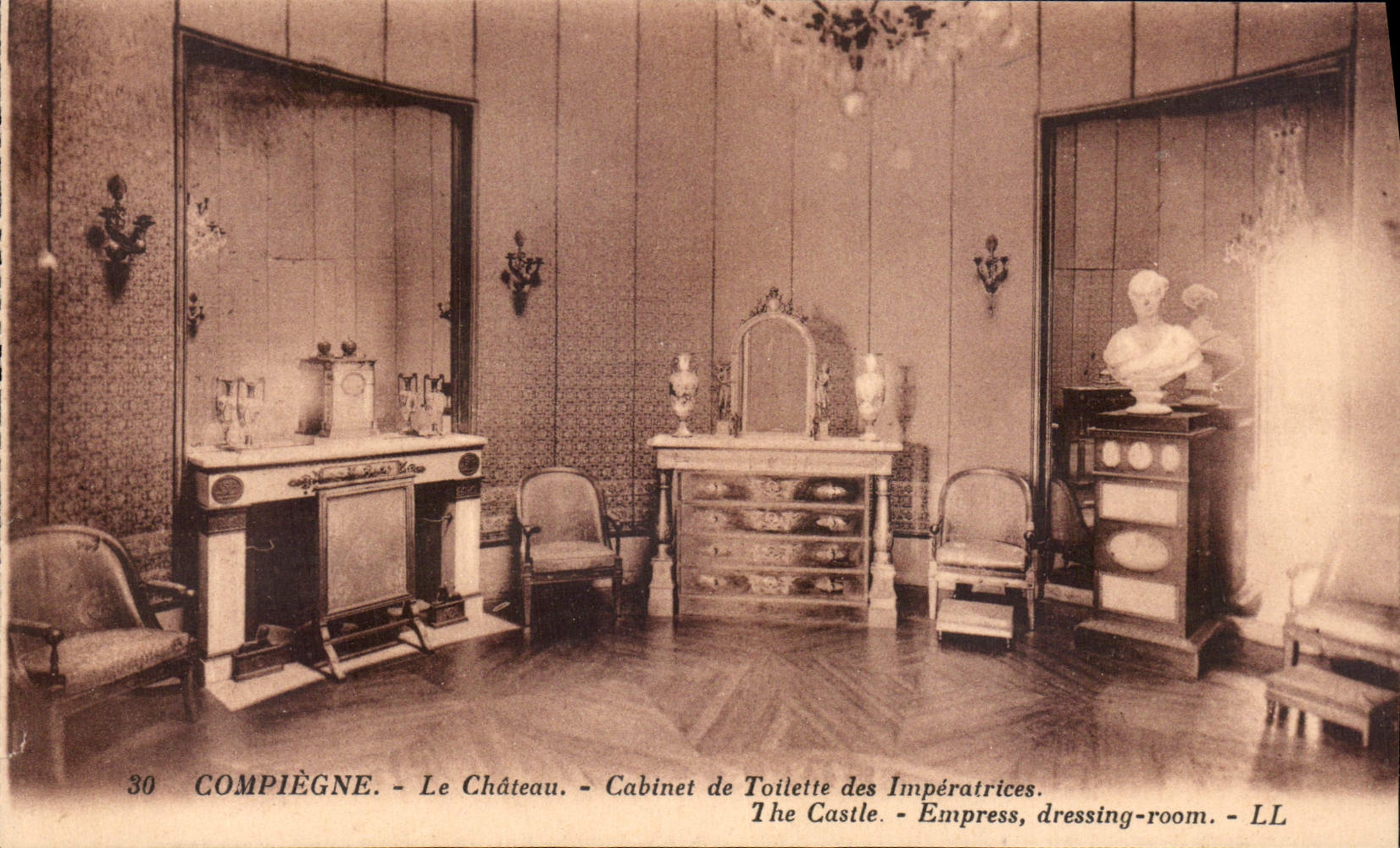 CPA Compiegne Le Chateau Cabinet de Toilette des Imperatrices 