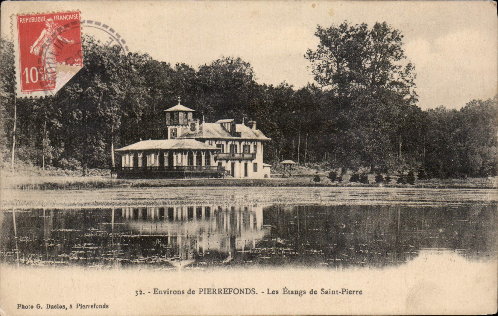 CPA Environs de Pierrefonds Les Etangs de Saint Pierre