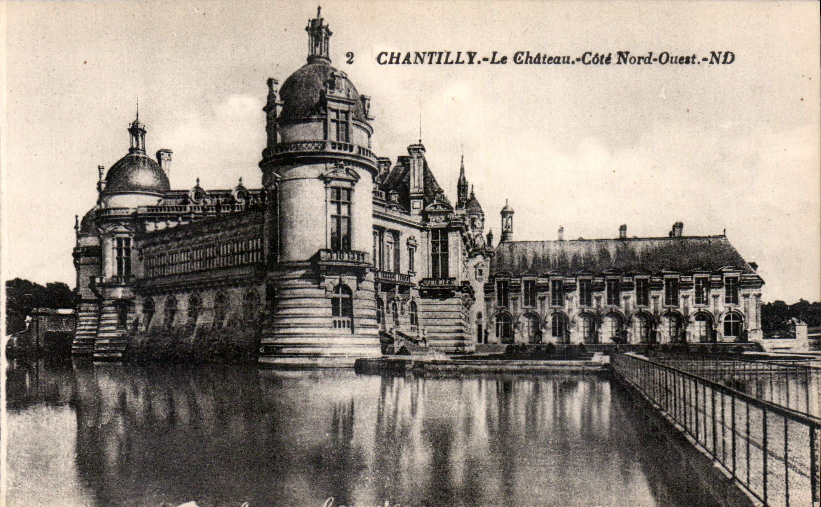 CPA Chantilly Le Chateau Cote Nord Ouest 