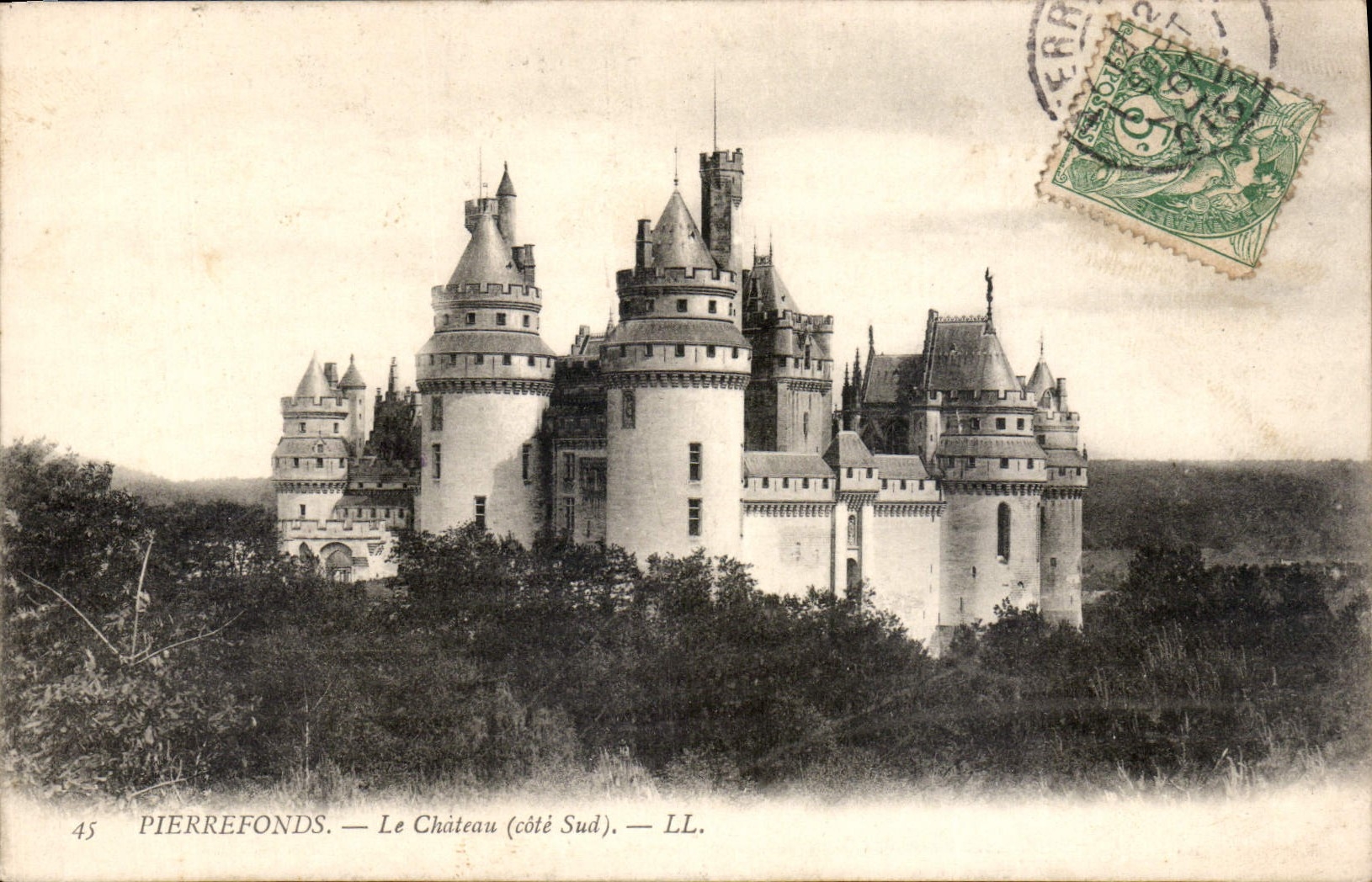 CPA Pierrefonds Le Chateau cote Sud 