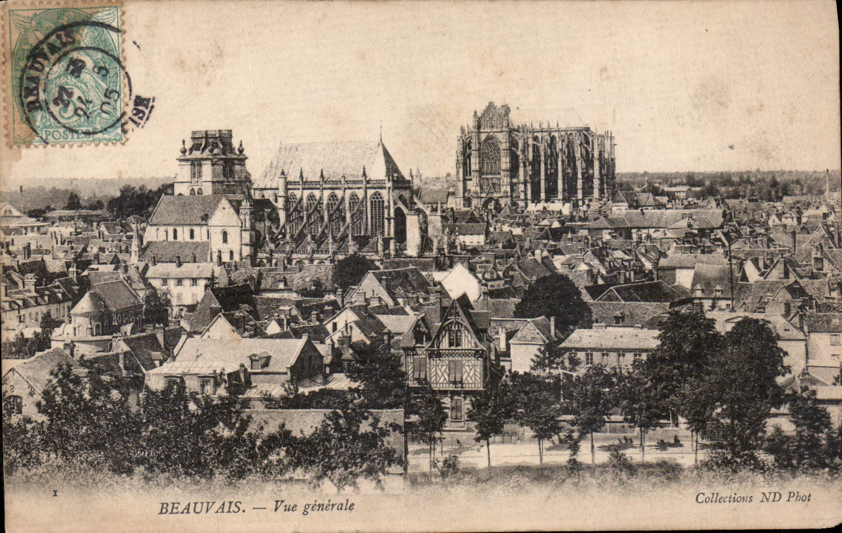 CPA Beauvais Vue generale 