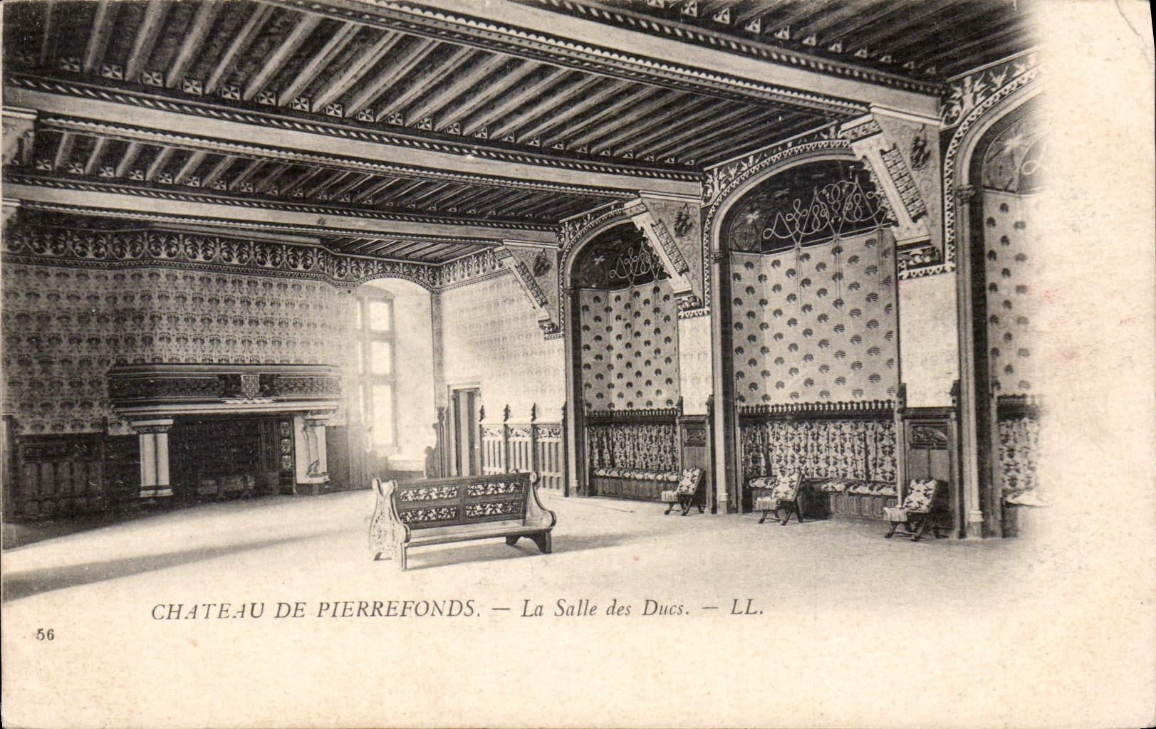 CPA Chateau de Pierrefonds La Salle des Ducs 